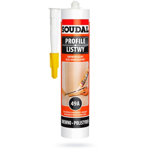 Univerzálne montážne lepidlo 280ml 49A SOUDAL