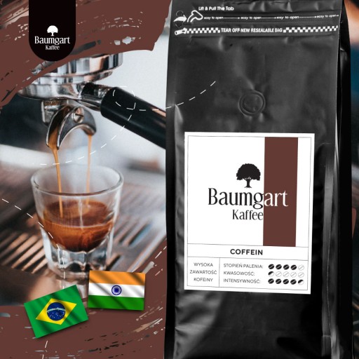 KÁVA zrnková káva 200g Baumgart