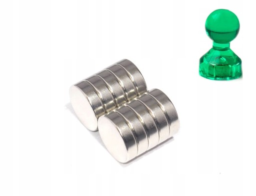 NEODYMIOVÉ MAGNETY 2x1 2/1 10 ks.