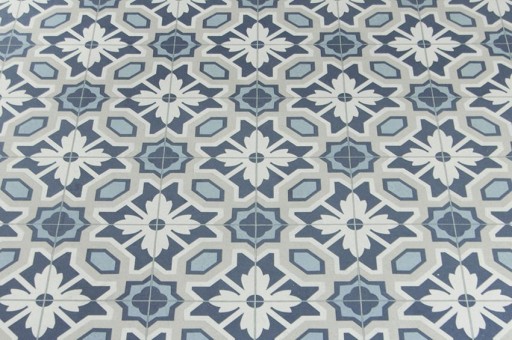 2 m MODRÝ PVC KOBEREC BOHO PATCHWORK OBKLADY