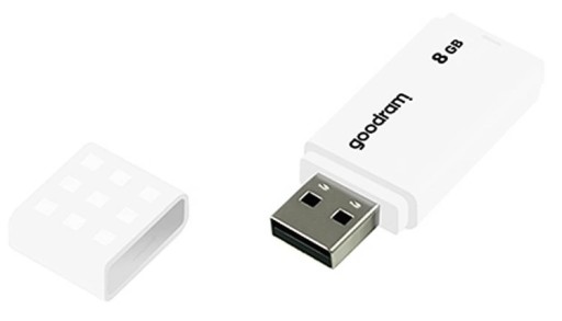 Pendrive Goodram UME2-0080W0R11 8GB UME2 WHITE USB 2.0 White