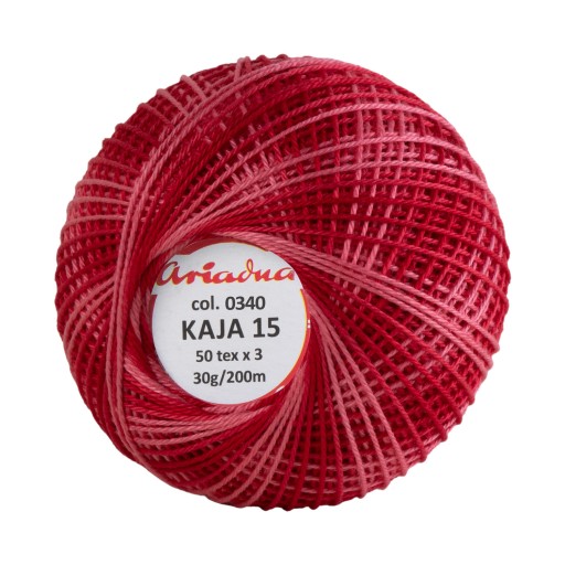 Kaja nite 15 30 g Ariadna 0340 TIEŇOVANÁ ČERVENÁ - NAJVÄČŠÍ VÝBER FARIEB