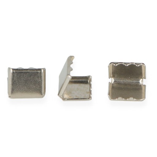 Kovová koncovka upínacej šnúry 8x10mm 10 ks