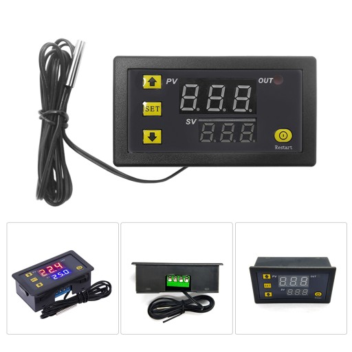 REGULÁTOR TEPLOTY ELEKTRONICKÝ TERMOSTAT 220V