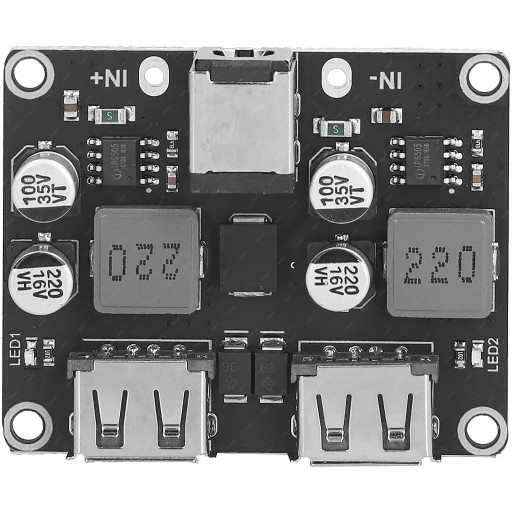 MODUL MENIČ NAPÄTIA MINI USB NABÍJAČKA Q2.0/QC3.0 DOSKA XFW-KC42-2