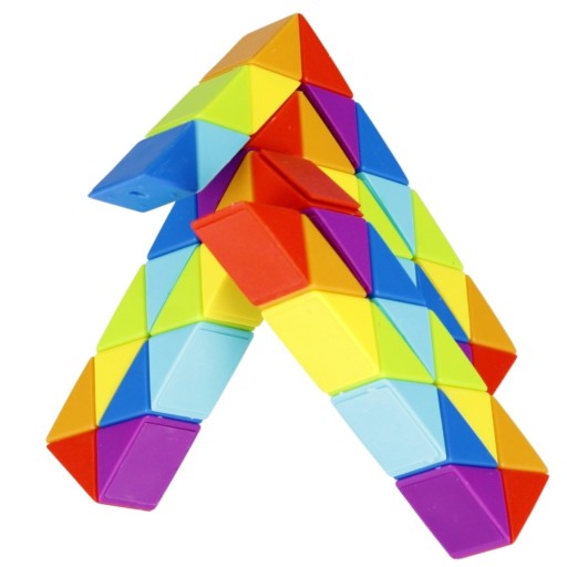 MAGIC PUZZLE RAINBOW SNAKE MAGIC SNAKE 48 EL FAREBNÝ