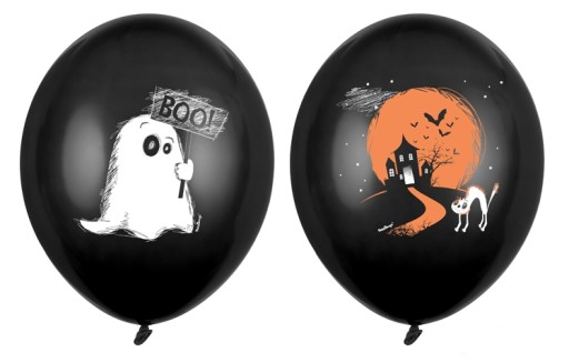 CLASSIC Balón na nafúknutie do DUCHA! HALLOWEENSKÉ DEKORÁCIE