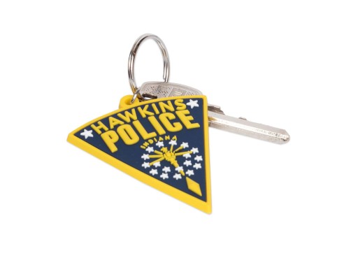 Policajná kľúčenka Stranger Things Hawkins