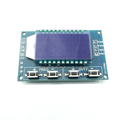 PWM generátor 1Hz-150kHz 3,3V-30V TTL LCD XY-LPWM