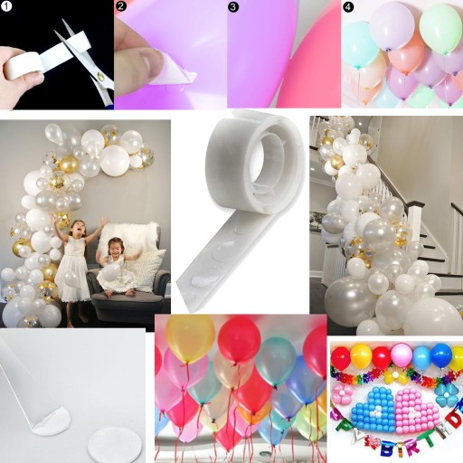 OBOJSTRANNÉ GLUE DOTS rolka pásky na montáž balónov LIKE HEL 100