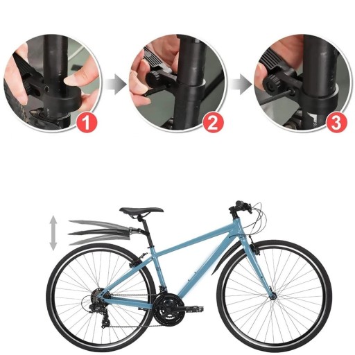 BLATNÍKY NA BICYKEL SADA BLATNÍKOV SADA ZADNÝCH PREDNÝCH BLATNÍKOV 24-28 palcov