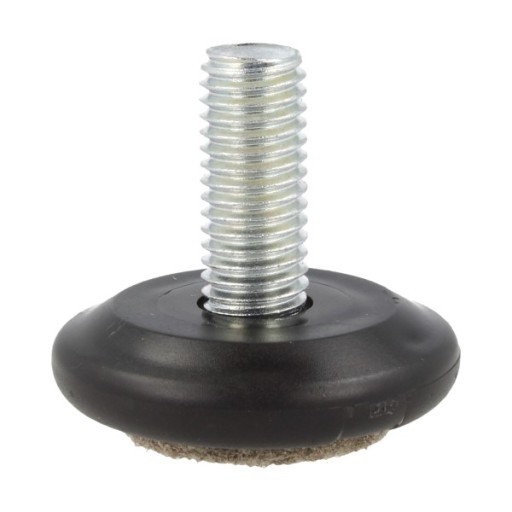 Nábytková nôžka fi 30mm M10x25 s vymeniteľným posuvom
