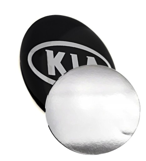 Silikónový emblémový odznak 60mm pre KIA 6cm