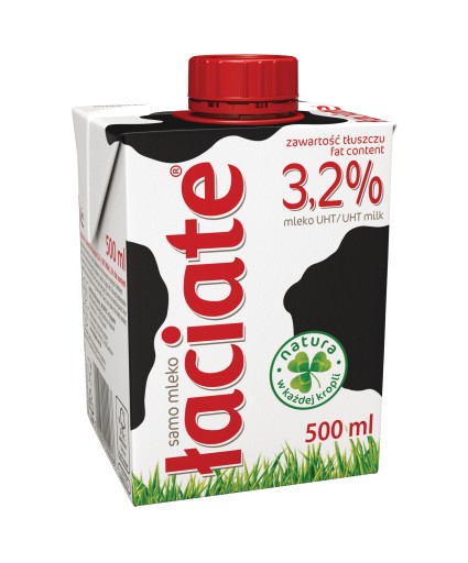 ŁACIATE UHT mlieko 3,2% 0,5L
