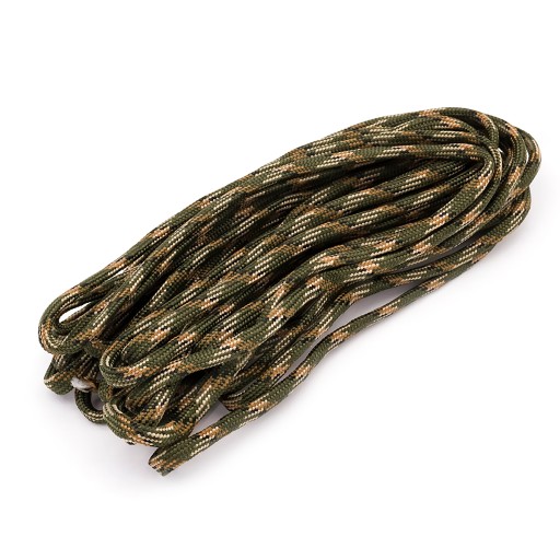 Paracord kábel Polyester a Spandex 7 jadier 4 mm 5 m