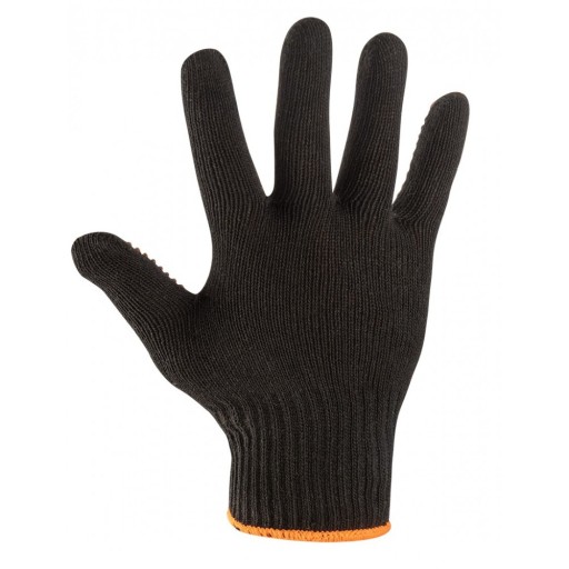 PRACOVNÉ RUKAVICE BAVLNENÉ A POLYESTER bodkované VEĽKOSŤ 10 NEO TOOLS 97-620