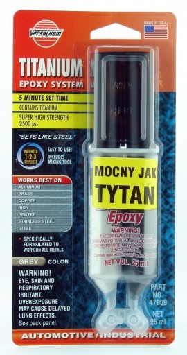 VE TITANIUM DV479 25ML. LEPIDLO NA KOV S TITÁNOM V DVOJZLOŽKOVEJ STRIEKAČKE