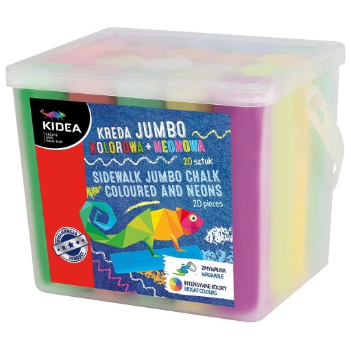 FAREBNÁ CHALK + NEON JUMBO 20KS KIDEA