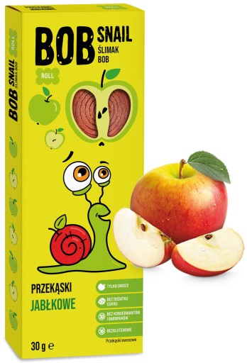 BOB SNAIL Jablkový snack 30g, bezlepkový