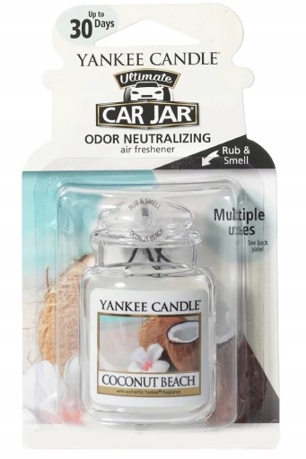 YANKEE CANDLE ULTIMATE PRE COCONUT BEACH AUTO