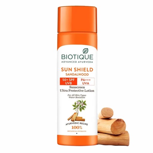 UV ochranný krém na tvár Biotique 50 SPF na deň 120 ml