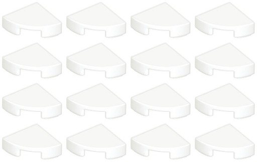 LEGO TILE 25269 1x1 biela NOVINKA (3g) 16 ks