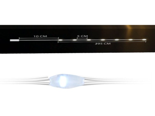 Garland GARDEN Lamps Batériové 80 LED lampy WARM WHITE - 395 cm