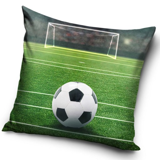 Obliečka na vankúšik 40x40 dekoračná SOFT VELVET pre dieťa Šport Futbal GOL