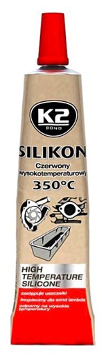 B8F10 ČERVENÝ SILIKÓN VYSOKÁ TEPLOTA 350°C 21G 2OP 0000-00