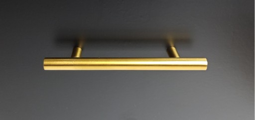 Nábytkové úchytky AZUREA zlaté zábradlie úchytka na skriňu, 96mm