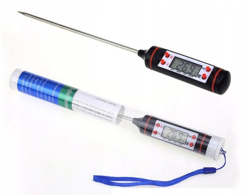 LCD PIN TEPLOMER KUCHYŇSKÁ SONDA MÄSO VÍNO