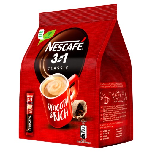 Instantná káva 3v1 Nescafe 165g