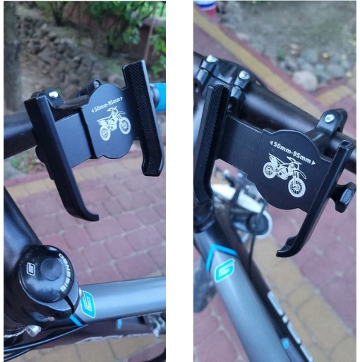 SILNÝ HLINÍKOVÝ DRŽIAK NA BICYKEL NA TELEFÓN, MOTORKU, RIADÍTKA, SKÚTER