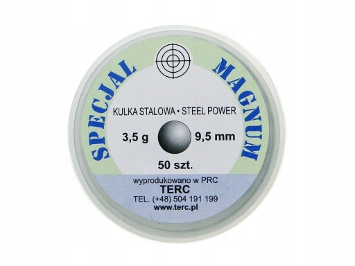 OCEĽOVÉ GULIČKY DO PROCESOROV ELKO 9,5 MM BAL. 50 KUSOV