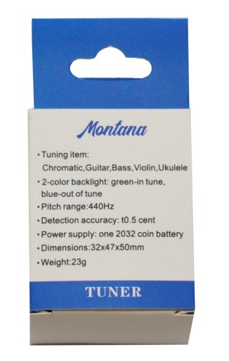 TUNER GUITAR TUNER Ladenie nástrojov