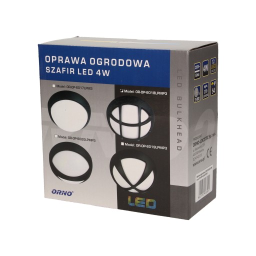 SZAFIR LED záhradné svietidlo, hladké, 4W, 3000K, IP54