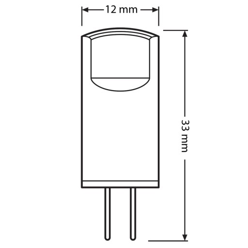 G4 LED žiarovka CAPSULE 0,9W 2700K OSRAM 2PAK MINI