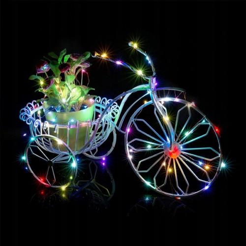 OSVETLENIE LED SVIETIDLÁ VIANOČNÁ VENČICA DEKORÁCIA USB LAMPY 100 LED 10m