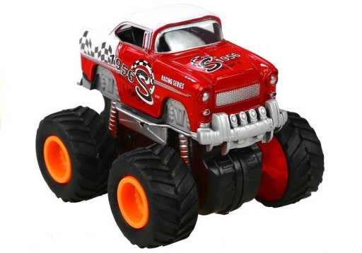 Auto 4x4 klasický model na veľkých kolesách 4 farby