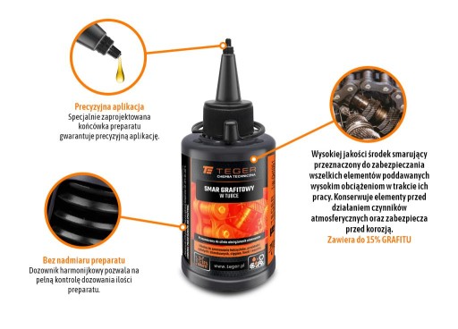 Grafitové mazivo v 70 ml tube TEGER