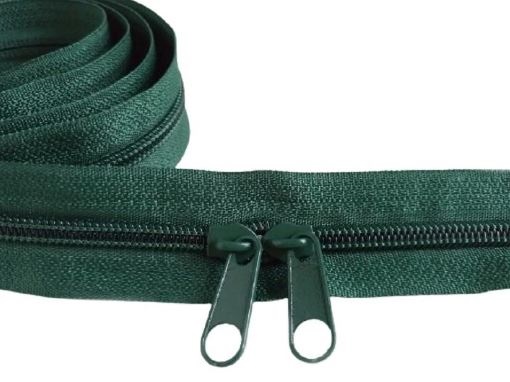 Zips Páska Zips 5mm ZELENÁ - 1mb + 2 Zipsy