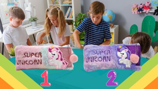 Puzdro na ceruzku Puzdro Zásobník Super Unicorn Tools 3 priehradky