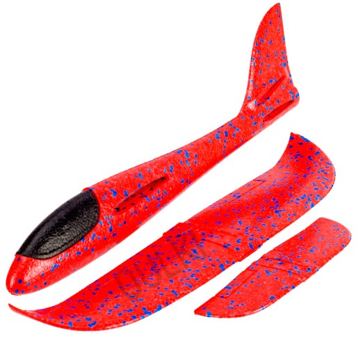 Polystyrénové lietadlo, klzák, šípka, veľké, 47 cm