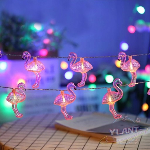 LED SOLAR GARLAND ZÁHRADNÁ REŤAZ FLAMINGIONS 10 LED LINE
