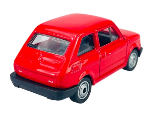 WELLY FIAT 126P RED 1:60 NOVÝ KOVOVÝ MODEL