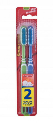 Dvojčinná zubná kefka Colgate