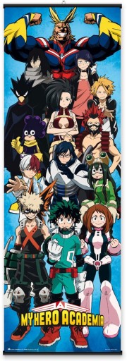 Plagát My Hero Academia All Characters 53x158 cm