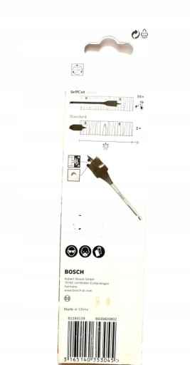 BOSCH Plochý frézovací vrták do dreva 18mm