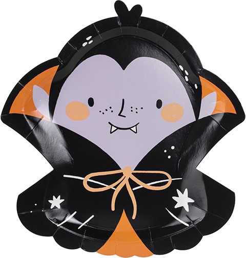 PAPIEROVÉ TANIERE DRACULA VAMPIRE halloween x6 23 cm