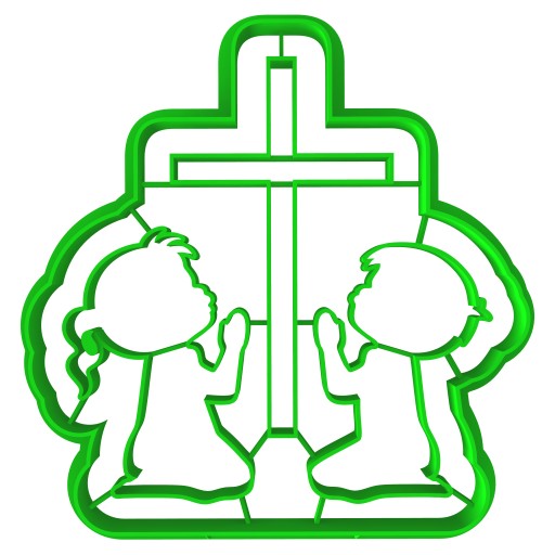 Formička Communion Cross Modlitba 5 10 cm